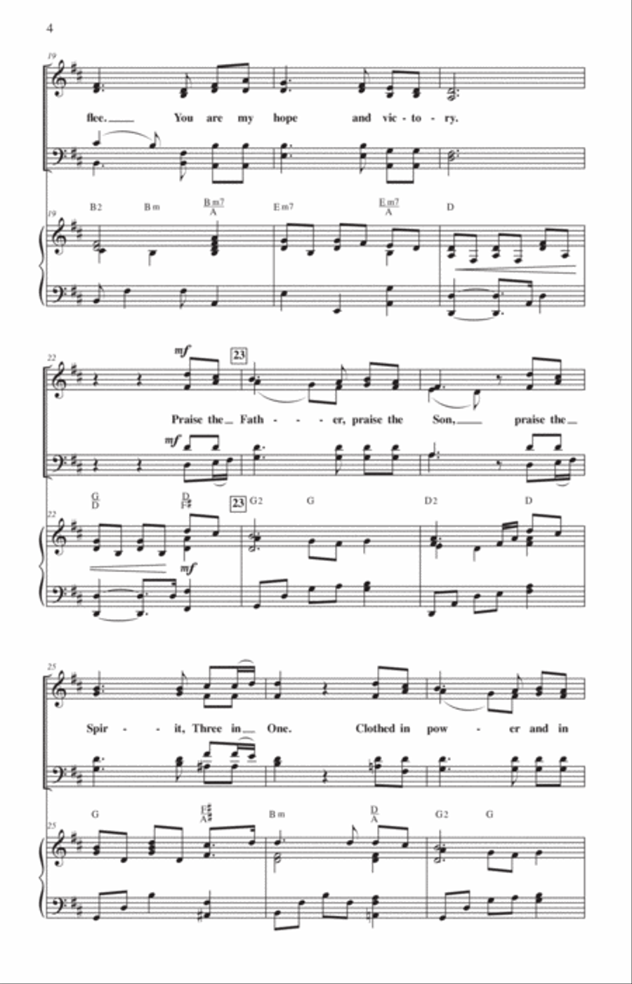Praise The Father, Praise The Son 4-Part scores gallery preview page 4