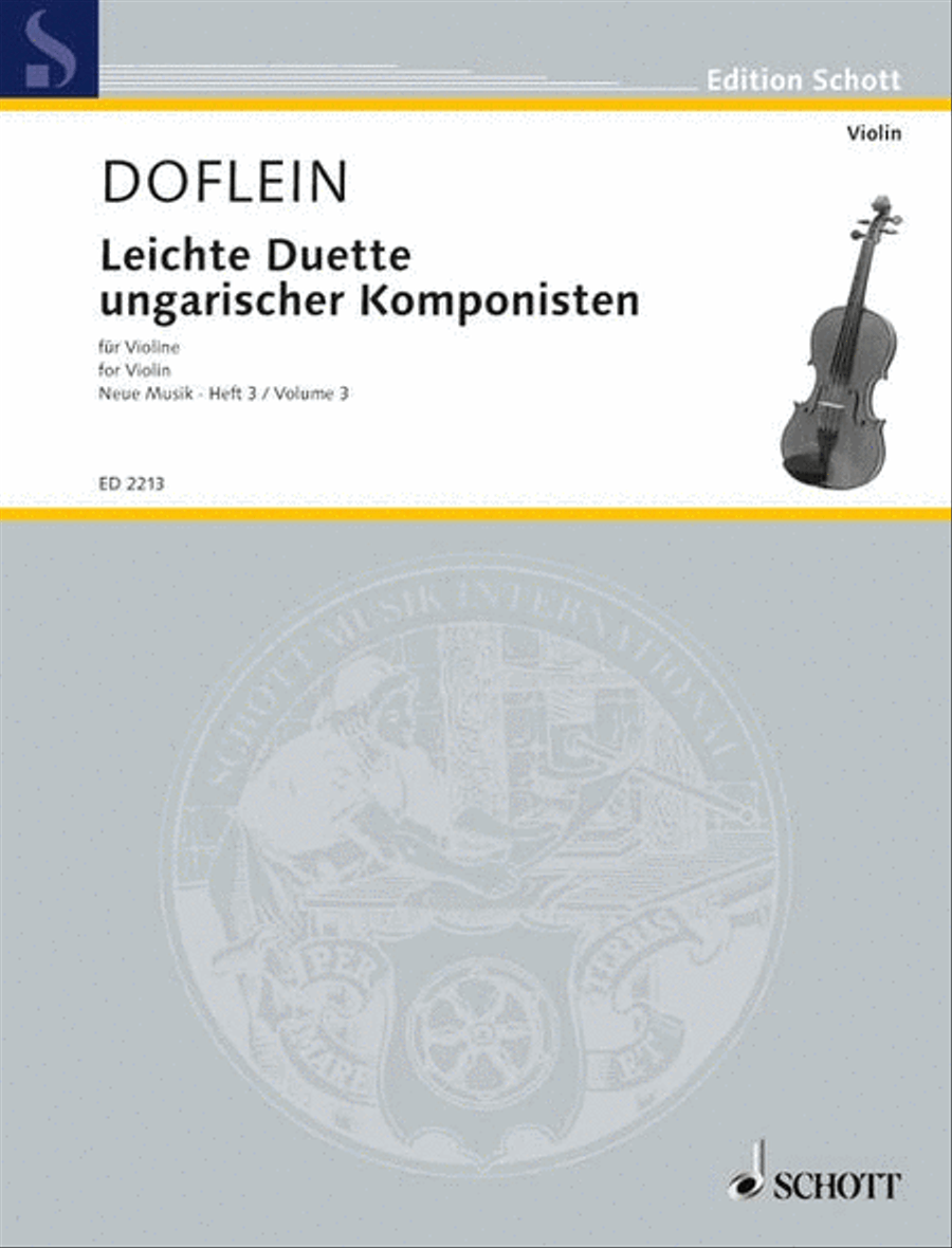 Easy Duets from Hungarian Composers String Duet scores gallery preview page 1