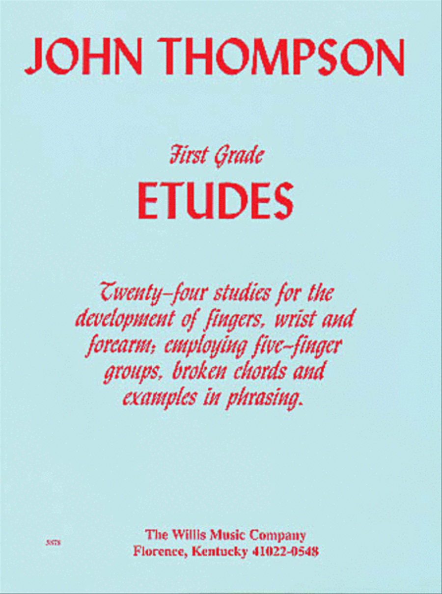 First Grade Etudes First Grade Etudes Piano Method scores gallery preview page 1