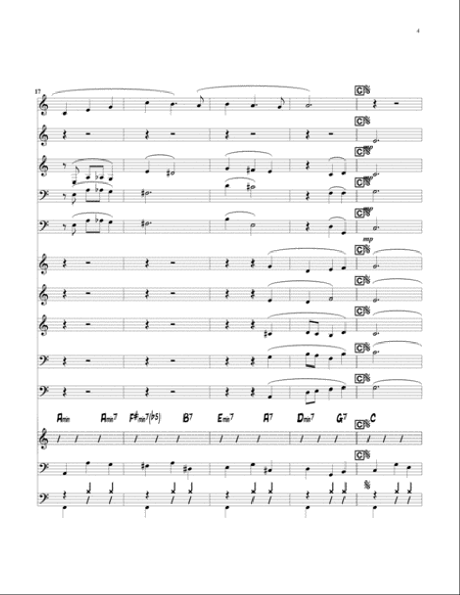 Moon River Jazz Ensemble scores gallery preview page 5