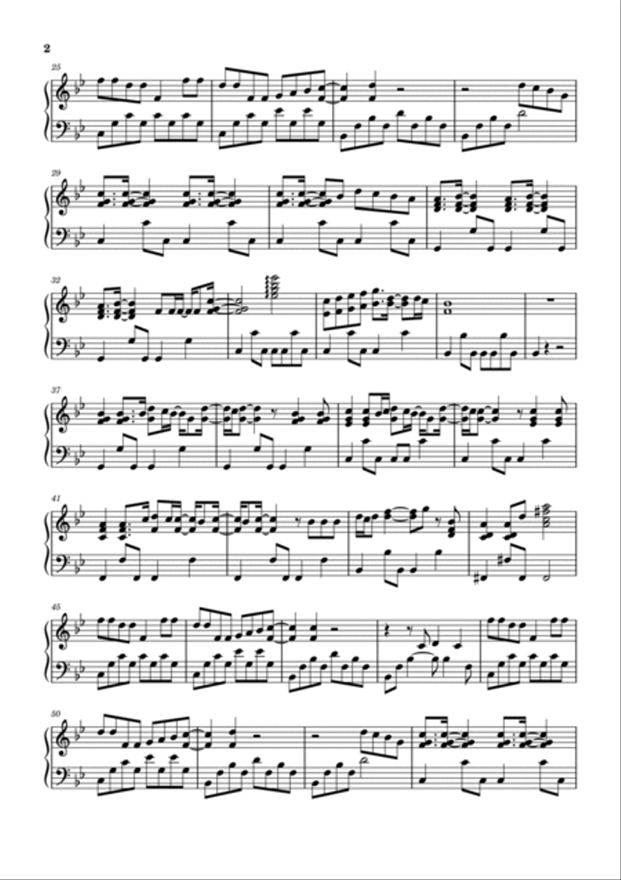 Late Night Talking Piano Solo scores gallery preview page 2