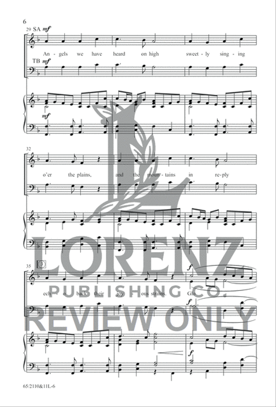 The Road to Bethlehem The Road to Bethlehem 4-Part scores gallery preview page 7