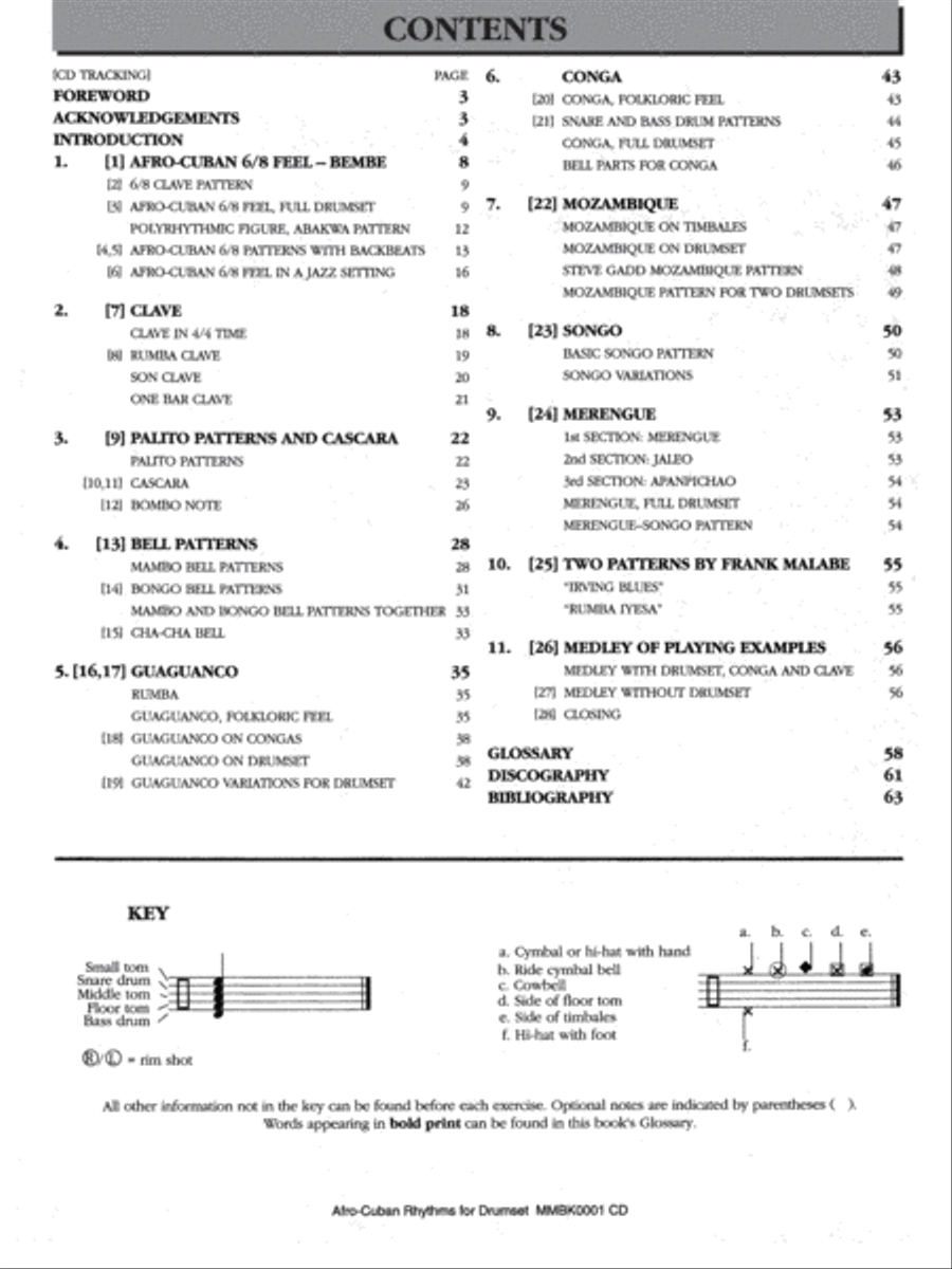 Afro-Cuban Rhythms for Drumset Drum Set scores gallery preview page 2