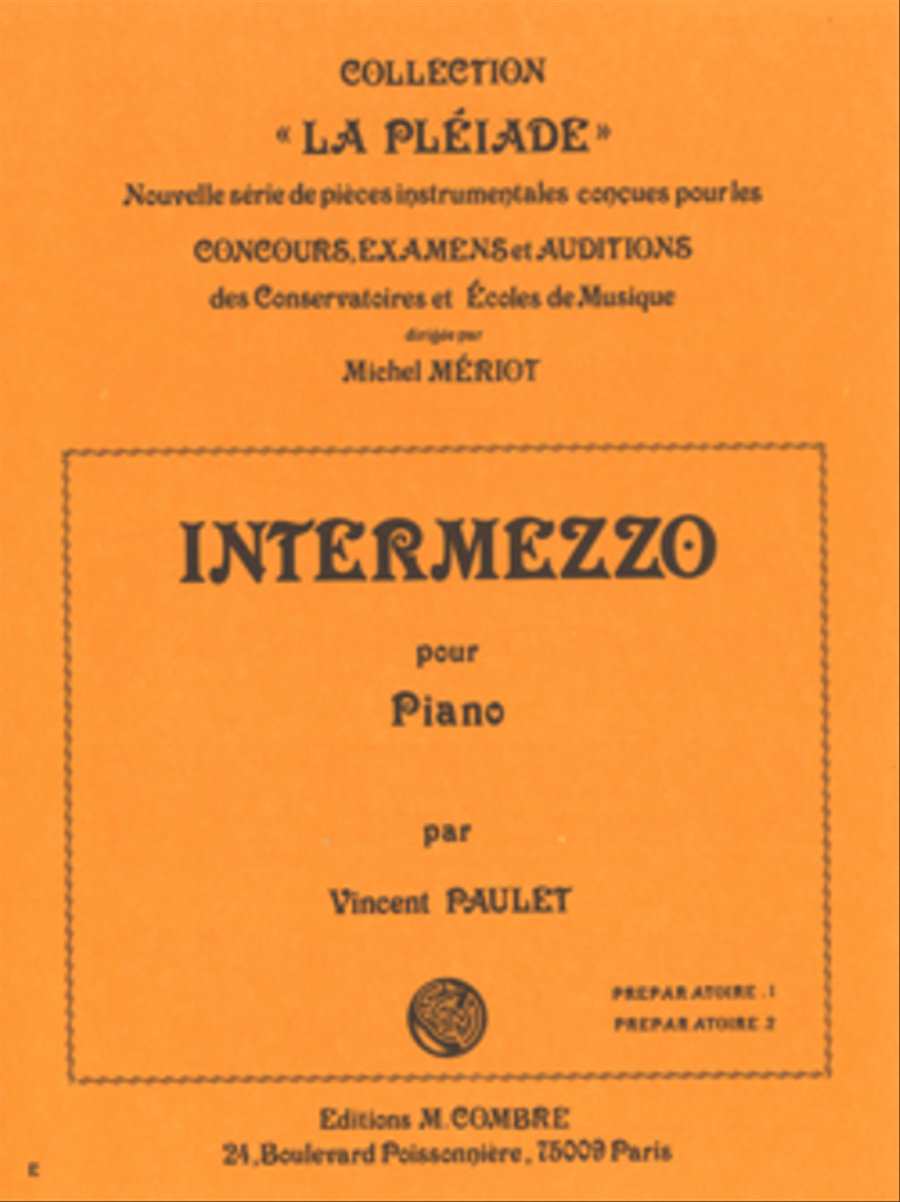 Intermezzo Piano Solo scores gallery preview page 1