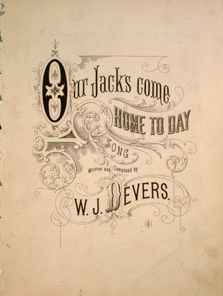 Our Jack's Come Home To Day. Song