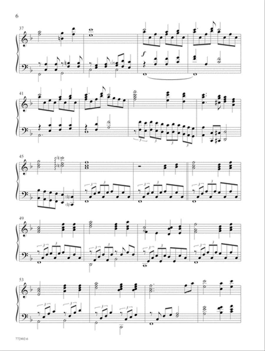 The Faithfulness of God Piano Solo scores gallery preview page 6