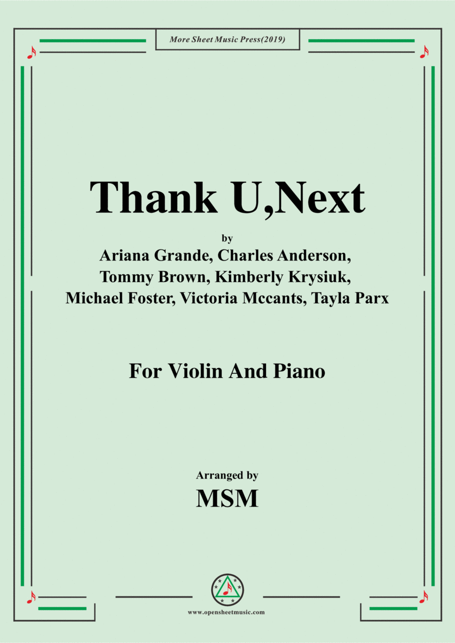 Almost Is Never Enough Violin Solo scores gallery preview page 1