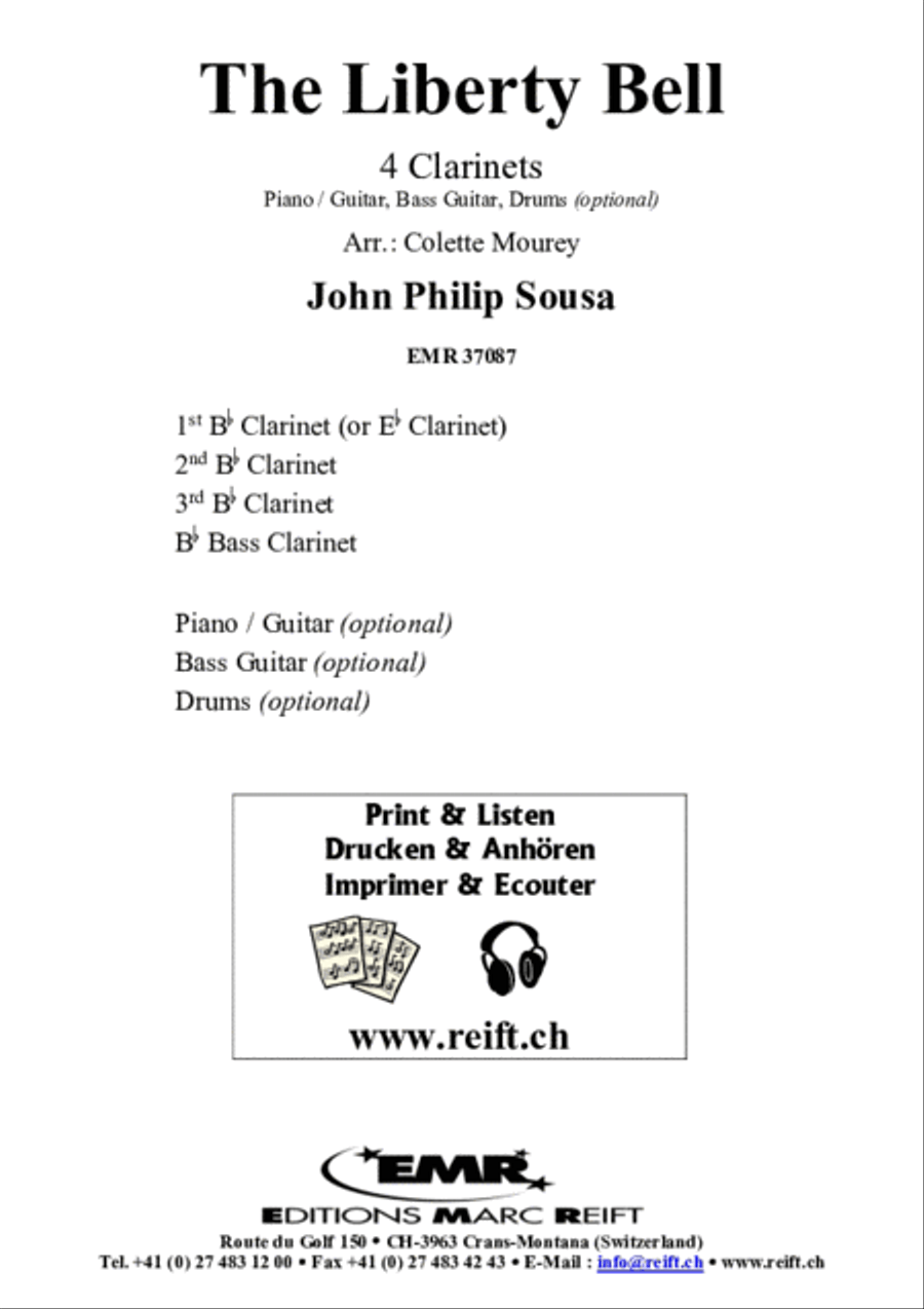 The Liberty Bell Clarinet scores gallery preview page 2