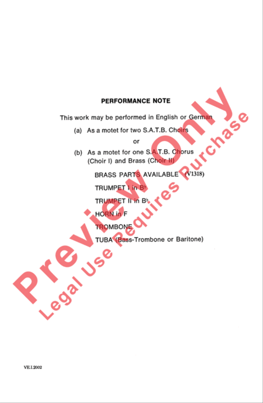 Psalm 100 4-Part scores gallery preview page 2