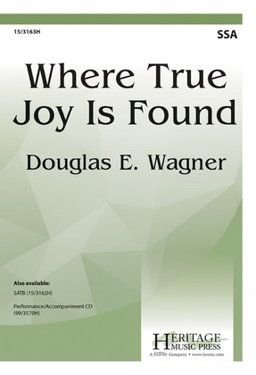 Book cover for Where True Joy Is Found