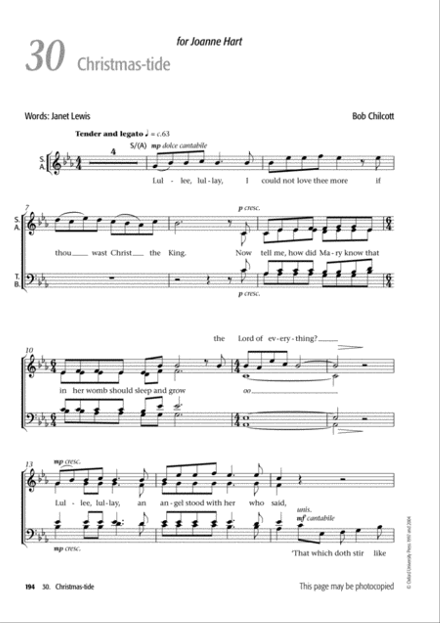 Voiceworks at Christmas Unison Choir scores gallery preview page 40