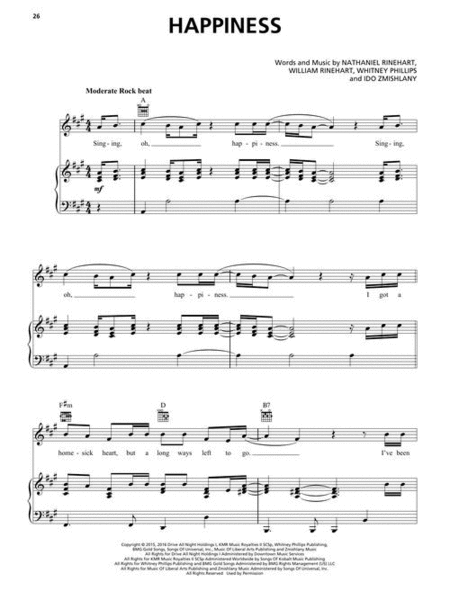 Needtobreathe Sheet Music Collection Piano, Vocal, Guitar - Sheet Music