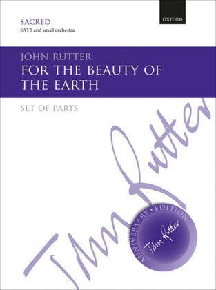 Book cover for For the beauty of the earth