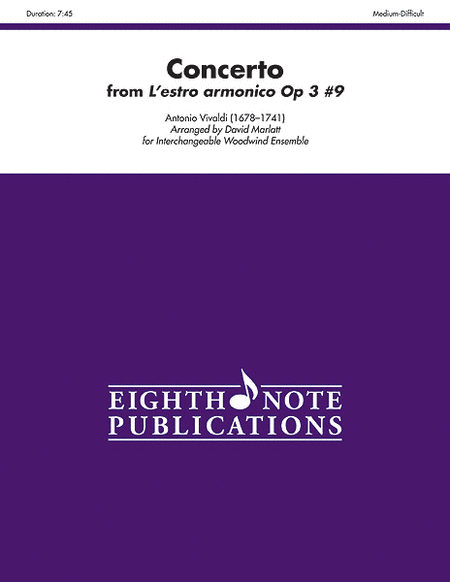 Concerto from L??estro armonico Op. 3, No. 9