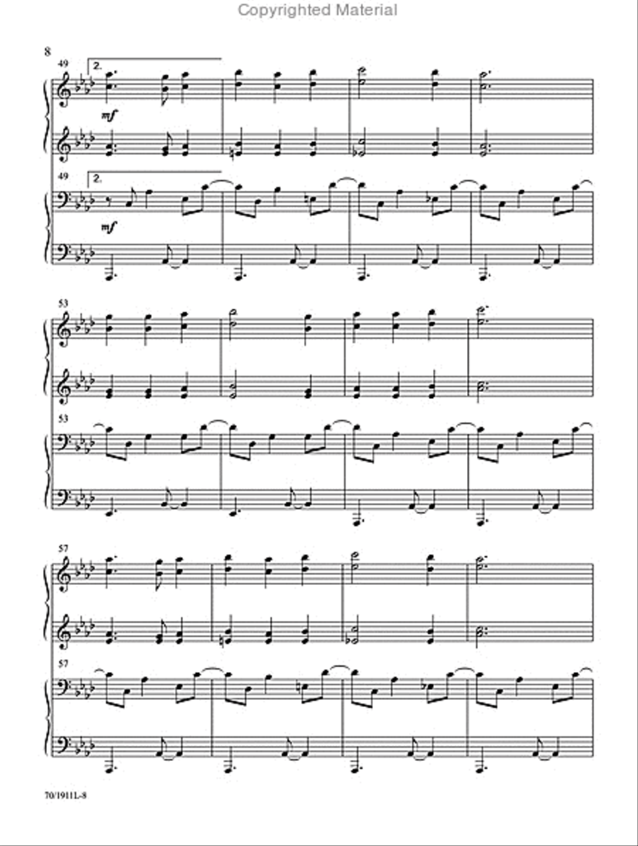 Give Me That Old-Time Religion Piano Duet scores gallery preview page 6