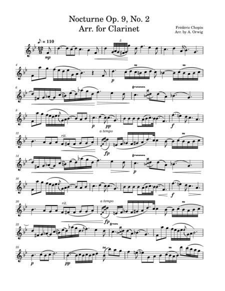 Nocturne, Op. 9, No. 2 image number null