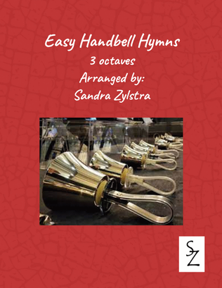 Book cover for Easy Handbell Hymns (3 octave handbells)