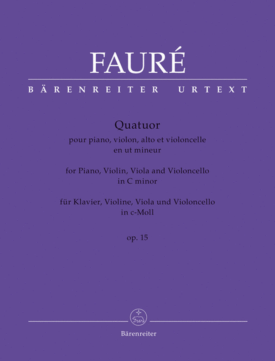Quatuor c minor op. 15