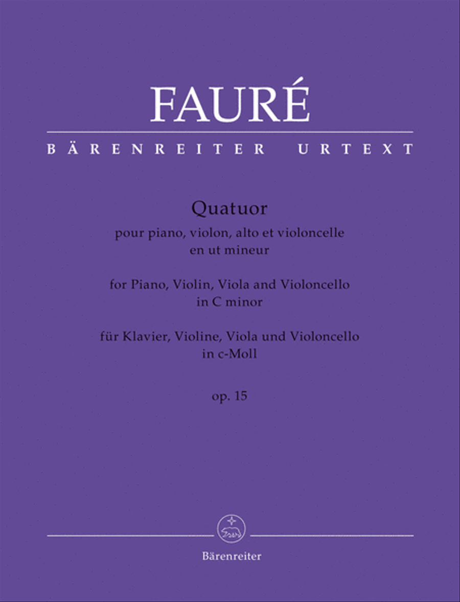 Quatuor c minor op. 15 Cello scores gallery preview page 1