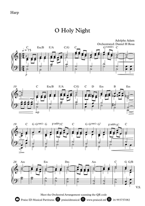 O Holy NIght - Christmas Carol - Harp