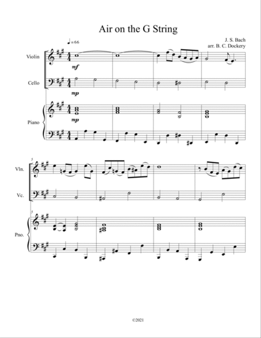10 Wedding Duets for Violin and Cello with Piano 10 Wedding Duets for Violin and Cello with Piano Piano Trio scores gallery preview page 3