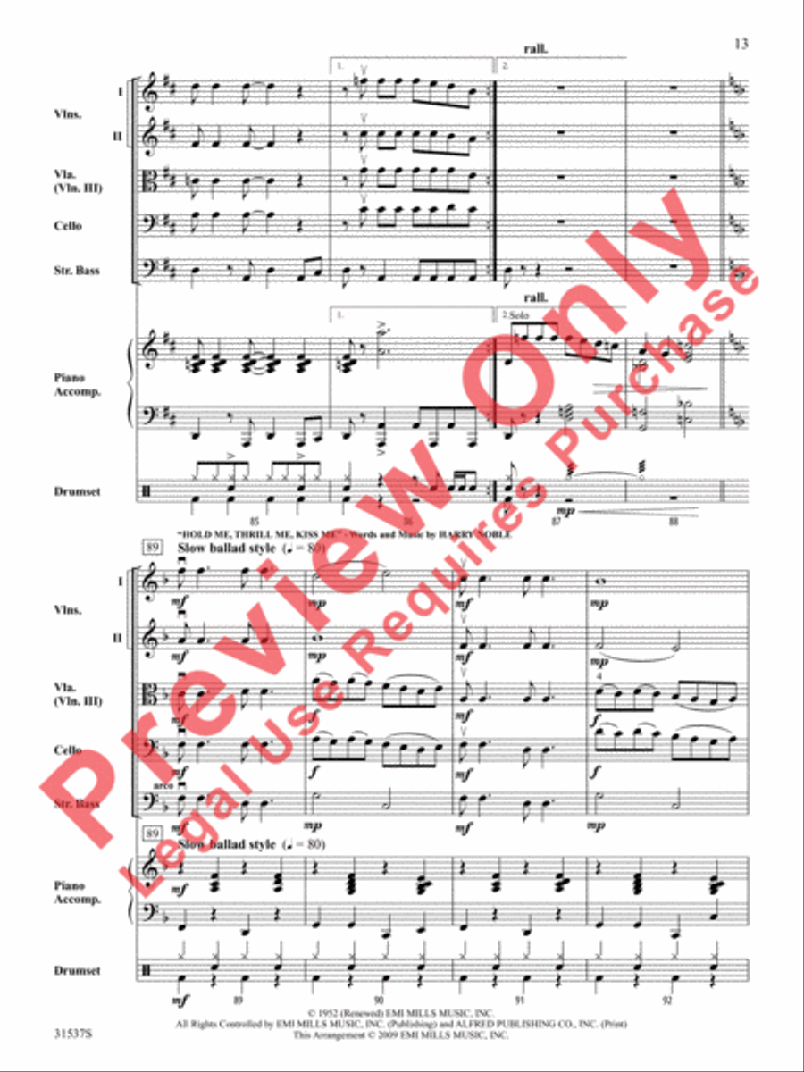 Rock 'n' Roll Classics (score only) String Orchestra scores gallery preview page 14