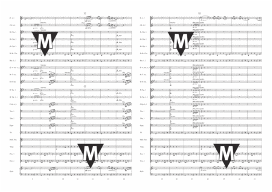 A Little Suite of Horror Concert Band scores gallery preview page 14