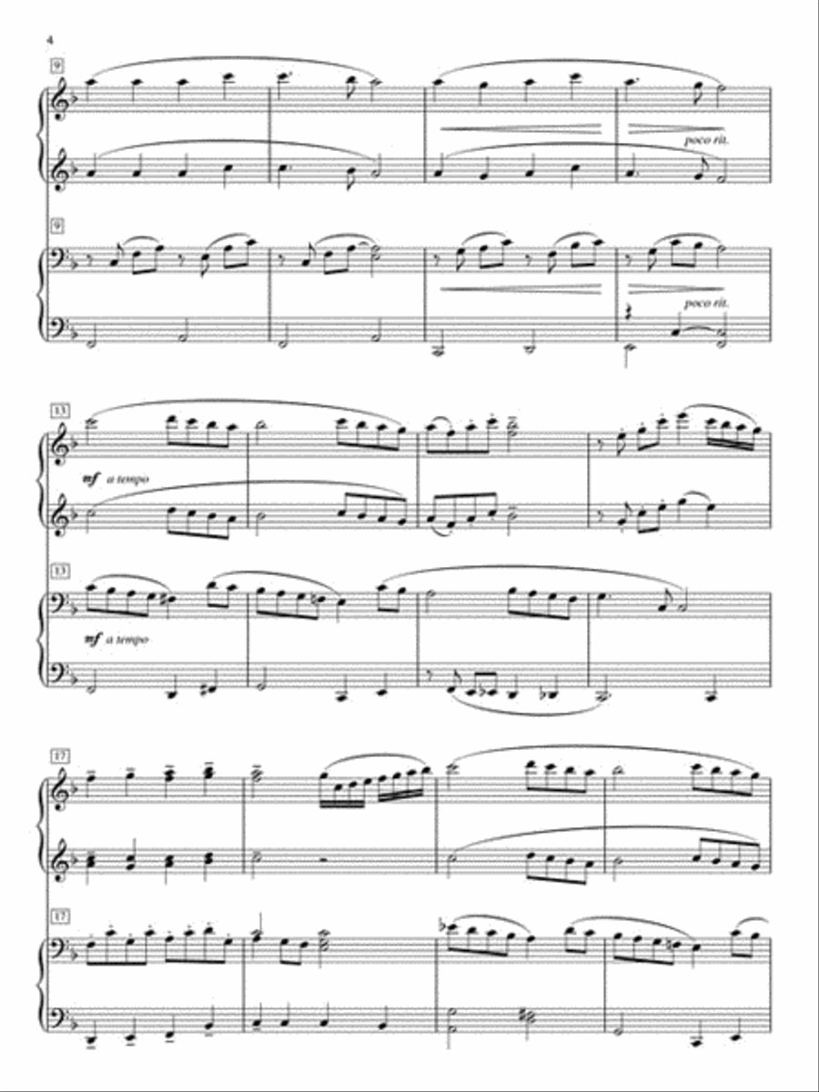 The Christmas Variations Piano Duet scores gallery preview page 4