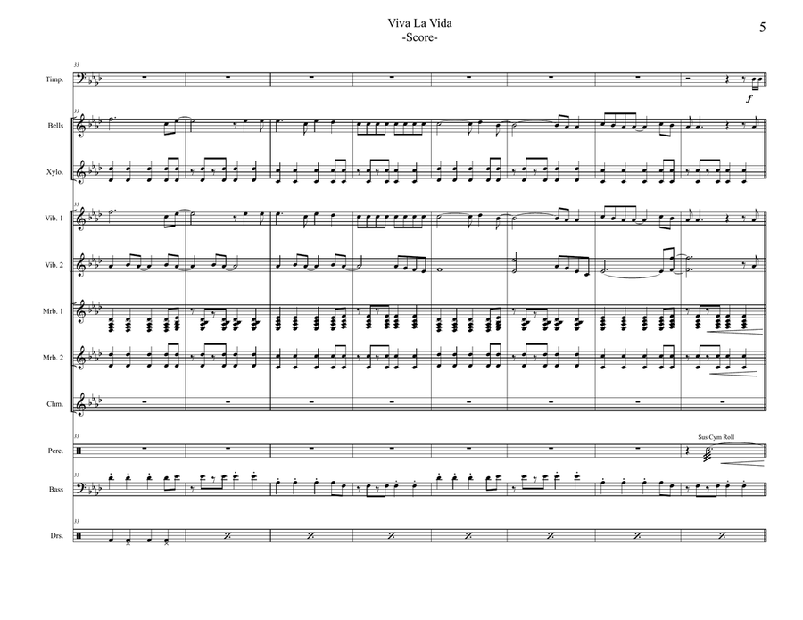 Viva La Vida School and Community scores gallery preview page 5