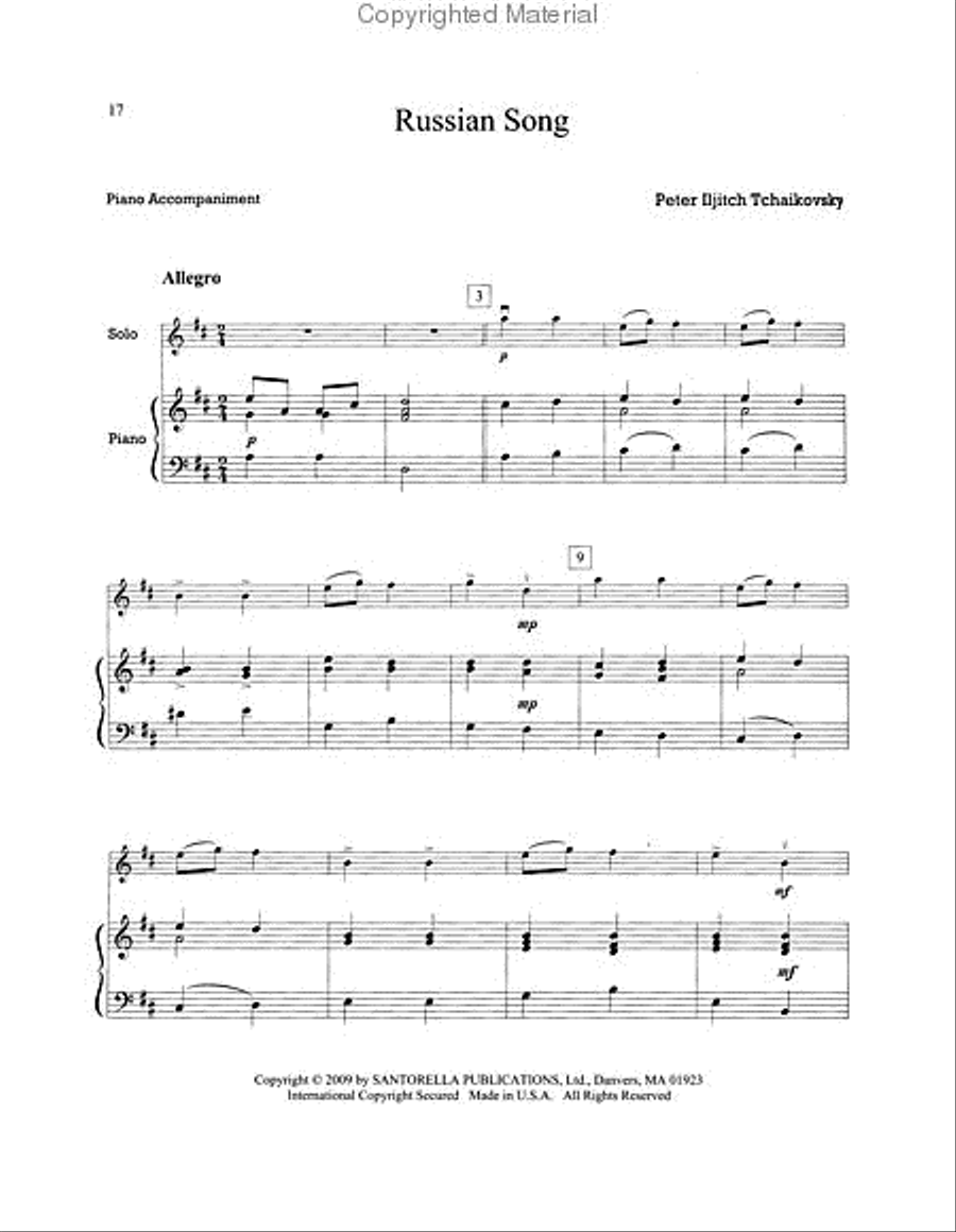 Popular Performance Classics for Violin * Piano Accompaniment Violin scores gallery preview page 4