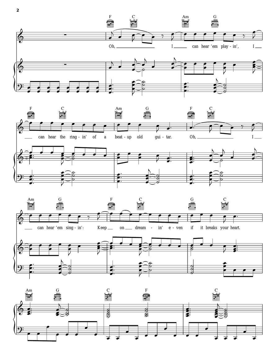 Even If It Breaks Your Heart Acoustic Guitar scores gallery preview page 2