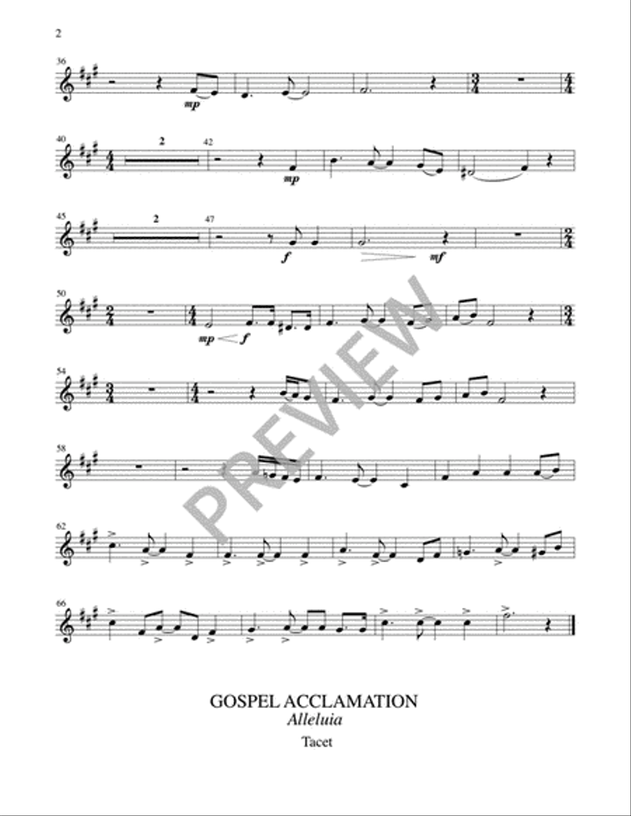 A Mass of Life - Instrument edition Trombone scores gallery preview page 15