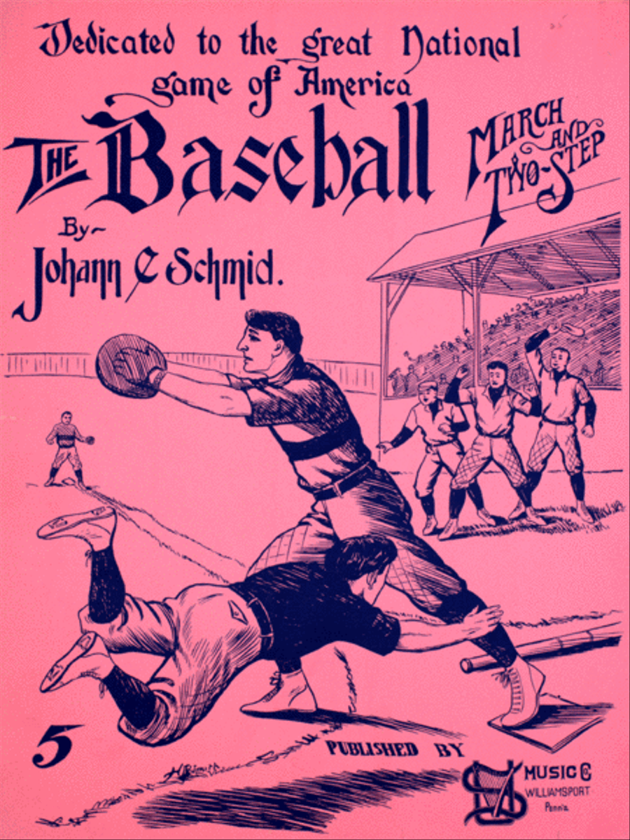 The Baseball March and Two-Step Piano Solo scores gallery preview page 1