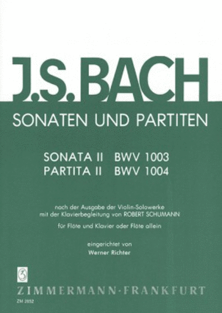 Sonatas and Partitas BWV 1003/1004 Heft 2