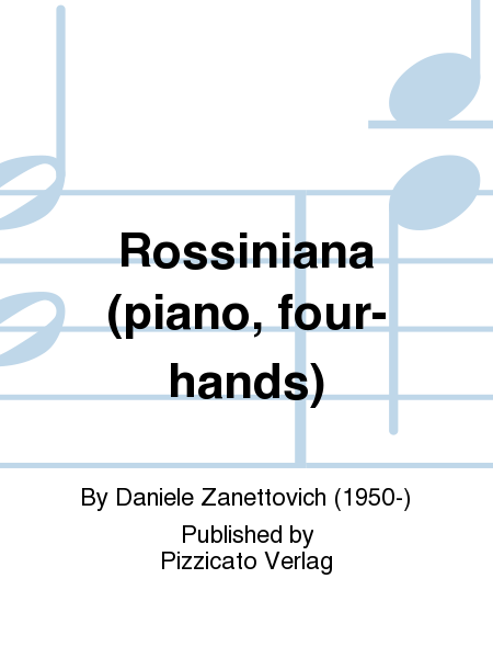Rossiniana (piano, four-hands)