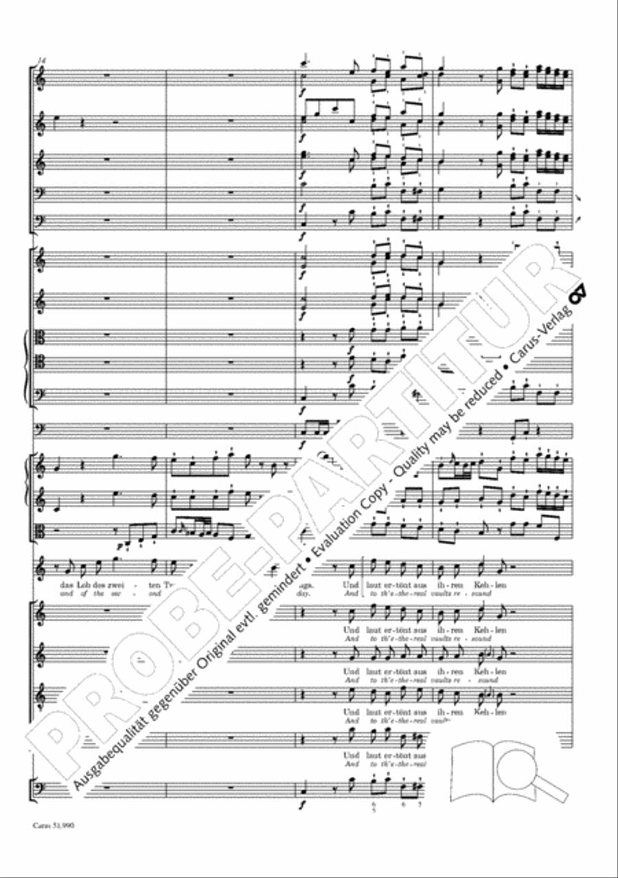The Creation (Die Schopfung) 4-Part scores gallery preview page 63