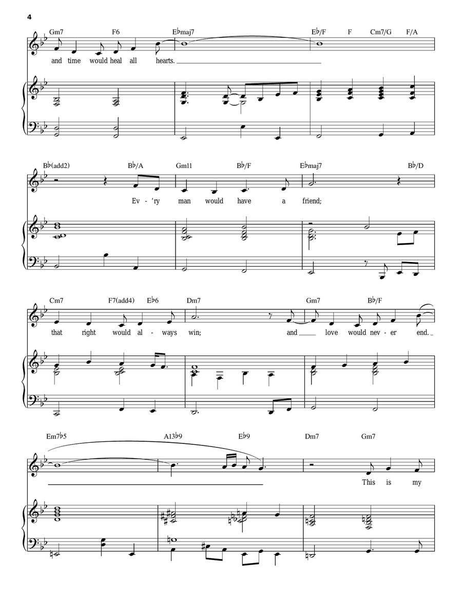 Grown-Up Christmas List Piano, Vocal scores gallery preview page 4