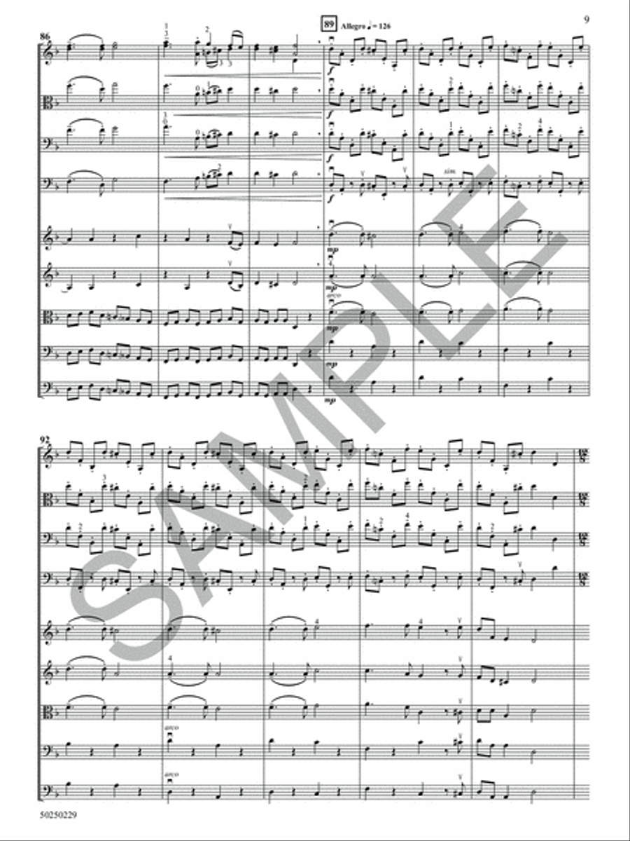 La Folia String Orchestra scores gallery preview page 10