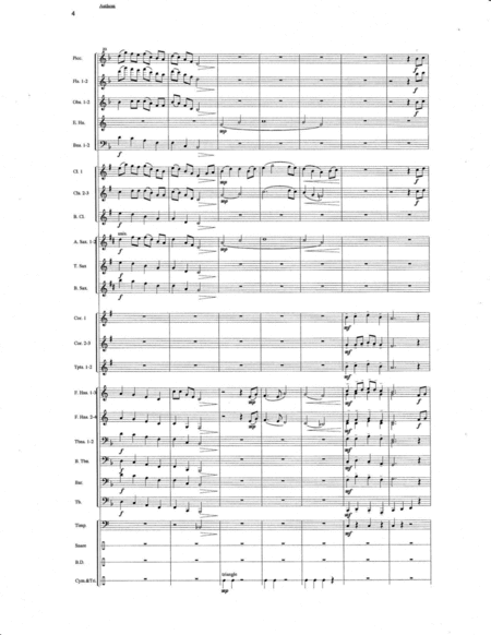 Anthem for Concert Band image number null