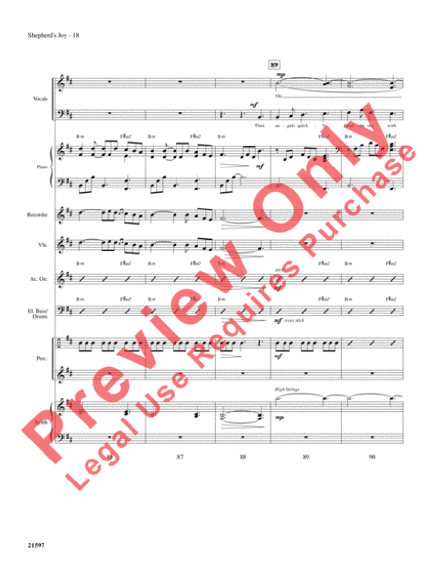 Shepherd's Joy Choir scores gallery preview page 19