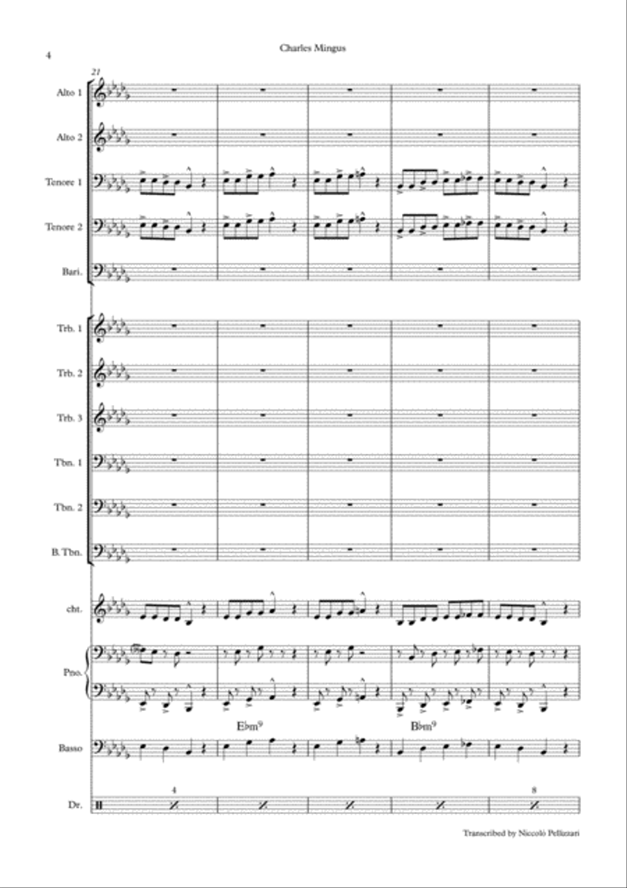 Boogie Stop Shuffle Jazz Ensemble scores gallery preview page 4