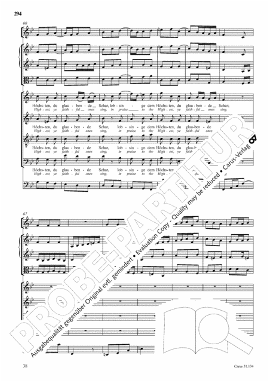 The Complete Sacred Vocal Works (Das geistliche Vokalwerk) Voice scores gallery preview page 295