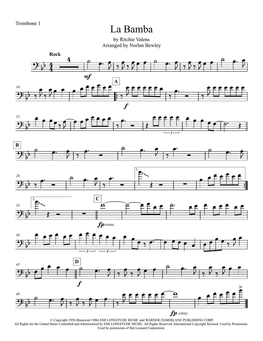 La Bamba Brass Ensemble scores gallery preview page 4