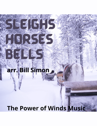 Book cover for Sleighs, Horses and Bells