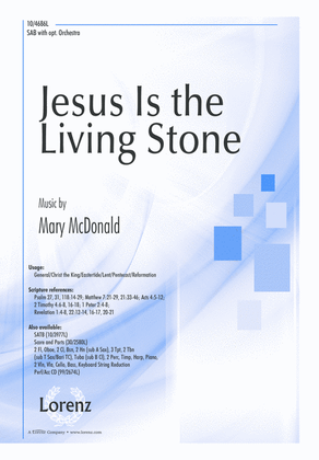Book cover for Jesus Is the Living Stone