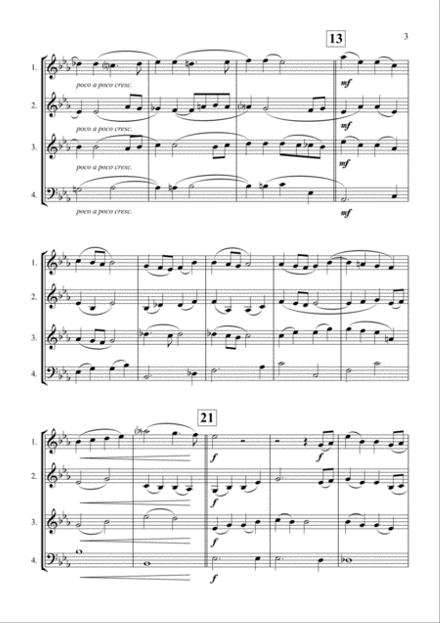 Evening Prayer Brass Ensemble scores gallery preview page 4