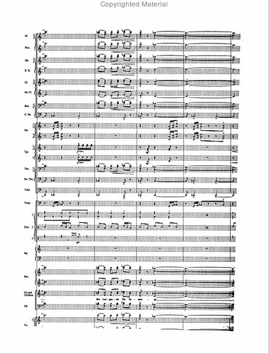 Dry Your Tears, Afrika (from Amistad) Choir scores gallery preview page 4