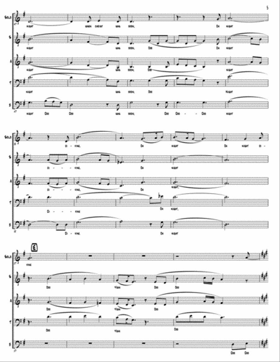 O Holy Night (as performed by Straight No Chaser) - SATB 4-Part scores gallery preview page 6