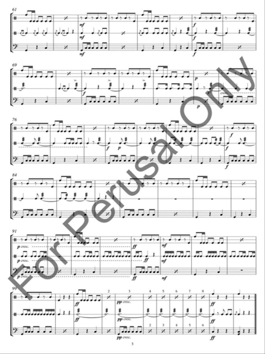 Three Dances Percussion scores gallery preview page 5