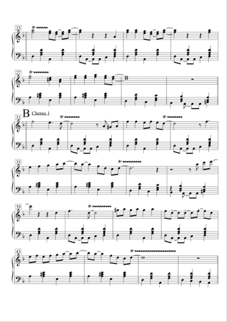 Bei Mir Bist Du Schon (means That You're Grand) Percussion Ensemble scores gallery preview page 3